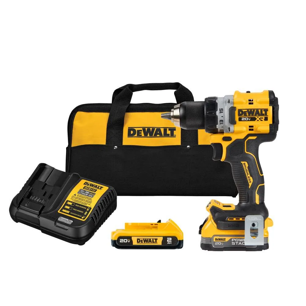 DeWALT 20V (DCD800D1E1) XR COMPACT DRILL DRIVER with POWERSTACK