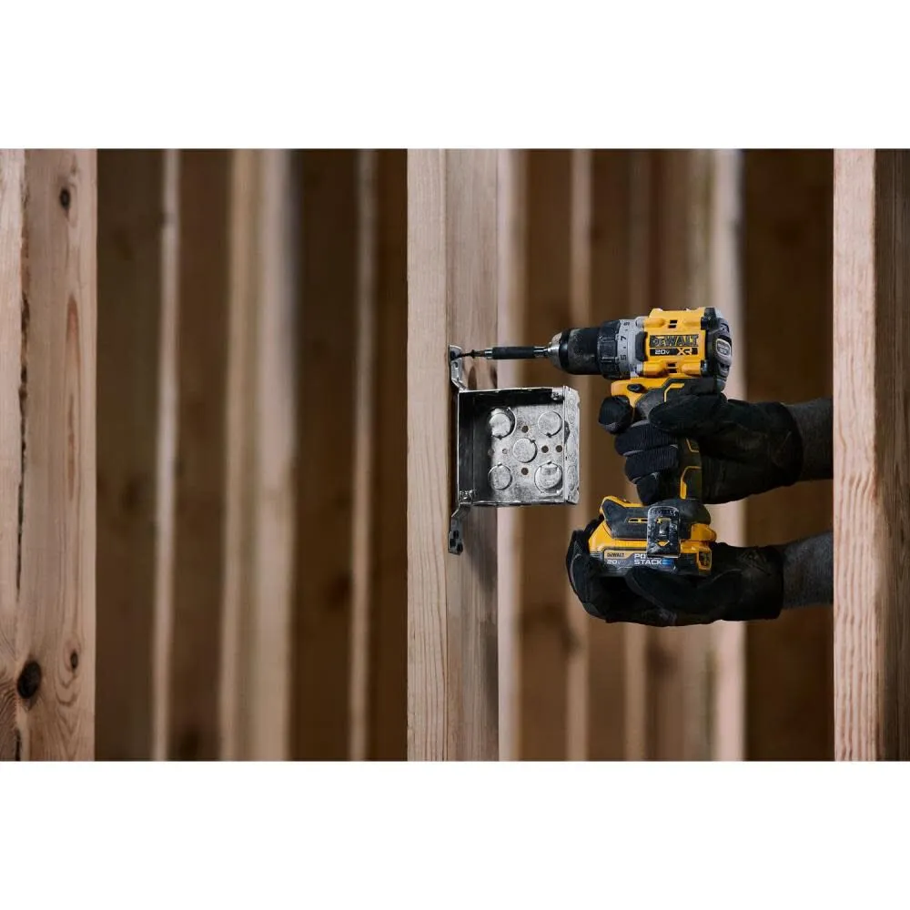 DeWALT 20V (DCD800D1E1) XR COMPACT DRILL DRIVER with POWERSTACK
