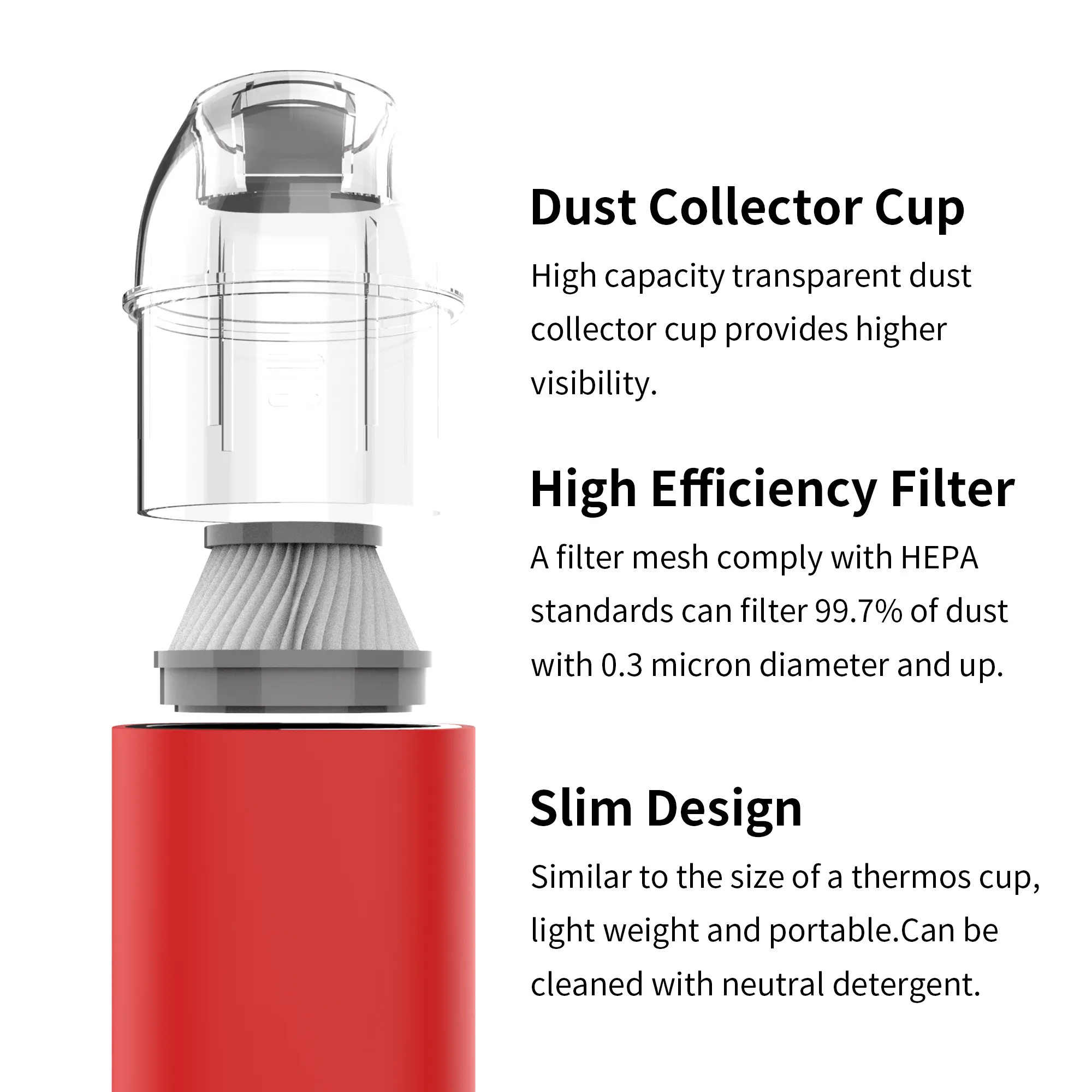 DSPIAE - HC-V Handheld Cordless Vacuum Cleaner