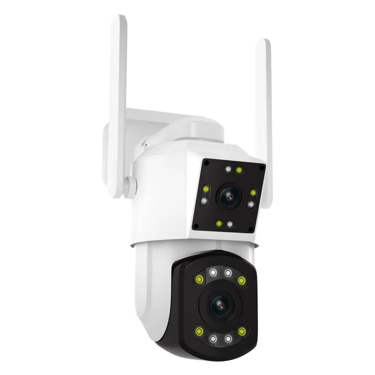 ESCAM PT210 3MP Dual Lens WiFi Surveillance Camera with Smart Features, Two-Way Audio, Motion Alerts, and Flexible Storage Options