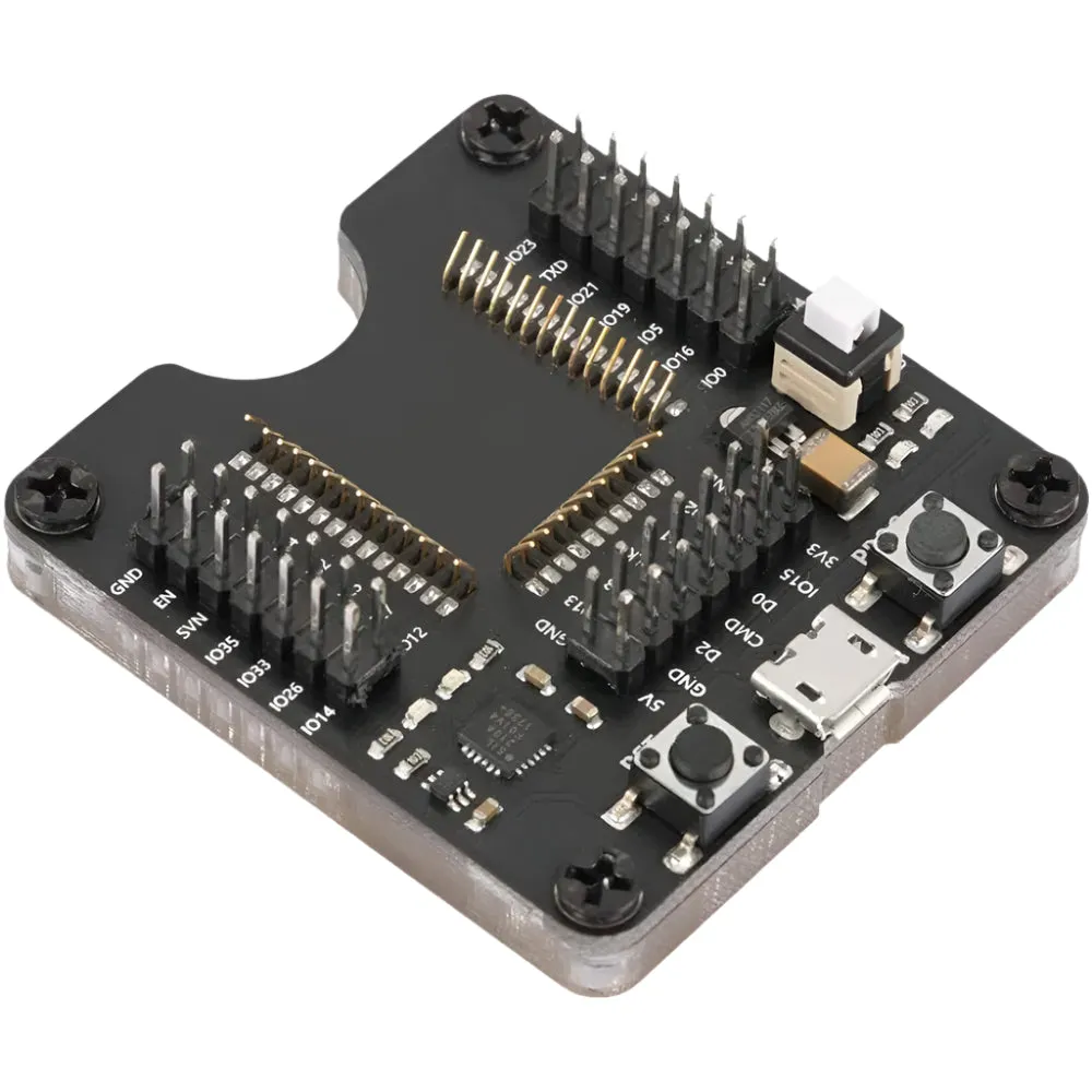 ESP32 test board, programmer, Socket Adapter FOR ESP-WROOM-32 module