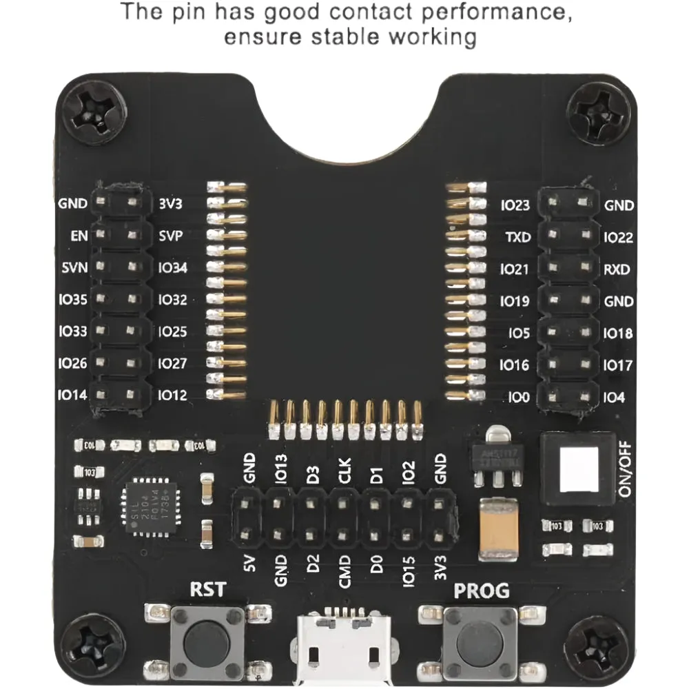 ESP32 test board, programmer, Socket Adapter FOR ESP-WROOM-32 module