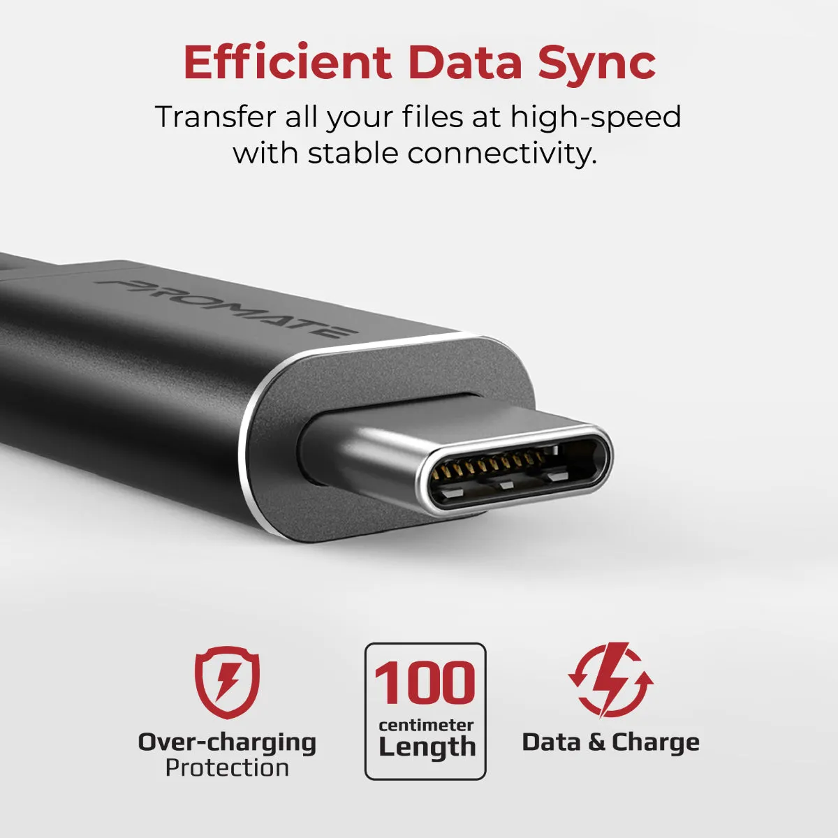 Fabric Braided USB-C Data Sync & Charge Cable