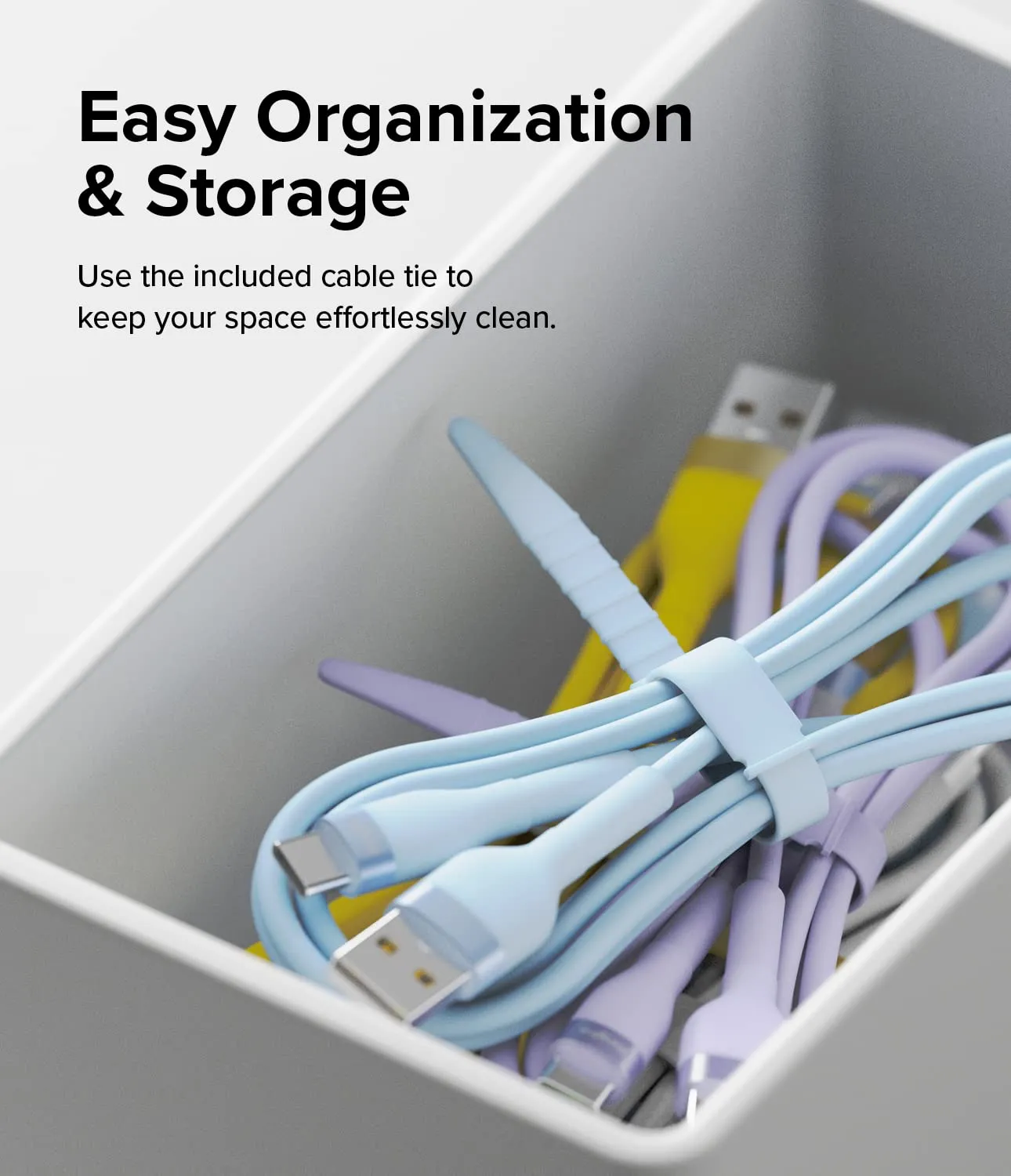 Fast Charging Pastel Cable | USB Type A to Type C | Black  1.2m