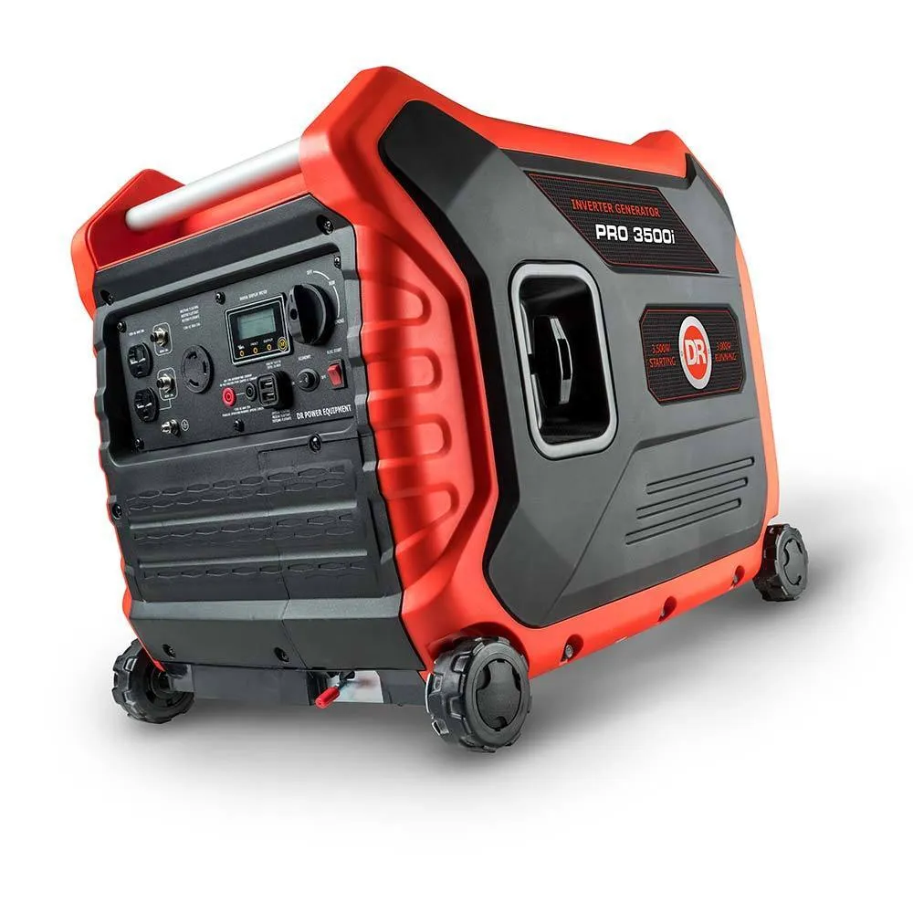 Generac/DR Power IQ3500 / PRO 3500i 3000/3500W Gas Electric Start Inverter Generator W/ Wheel Kit New