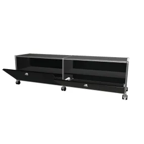 Haller TV Cabinet with Flap Doors / Wheels