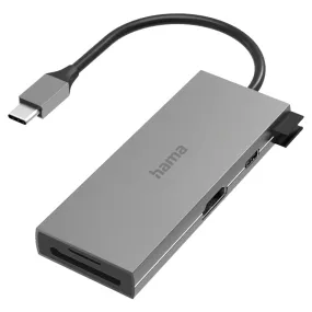 Hama 6 Multiport USB-C Hub - Grey | 436832