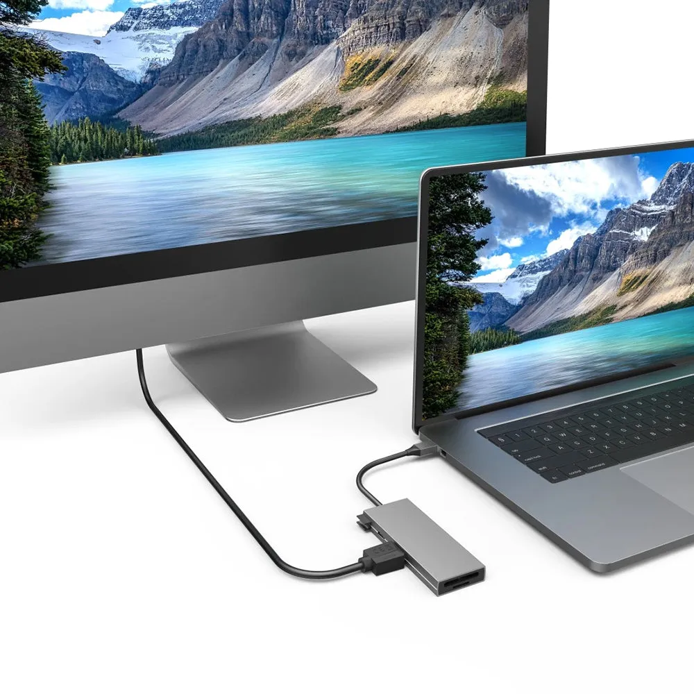 Hama 6 Multiport USB-C Hub - Grey | 436832