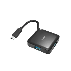 Hama USB 3.2 Gen 1 4 Ports USB-C Hub - Black | 436849