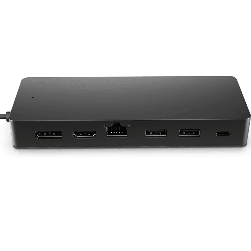 HP Universal USB-C 4K Multiport Hub Adapter Dual Screen HDMI/DisplayPort/Ethernet/USB