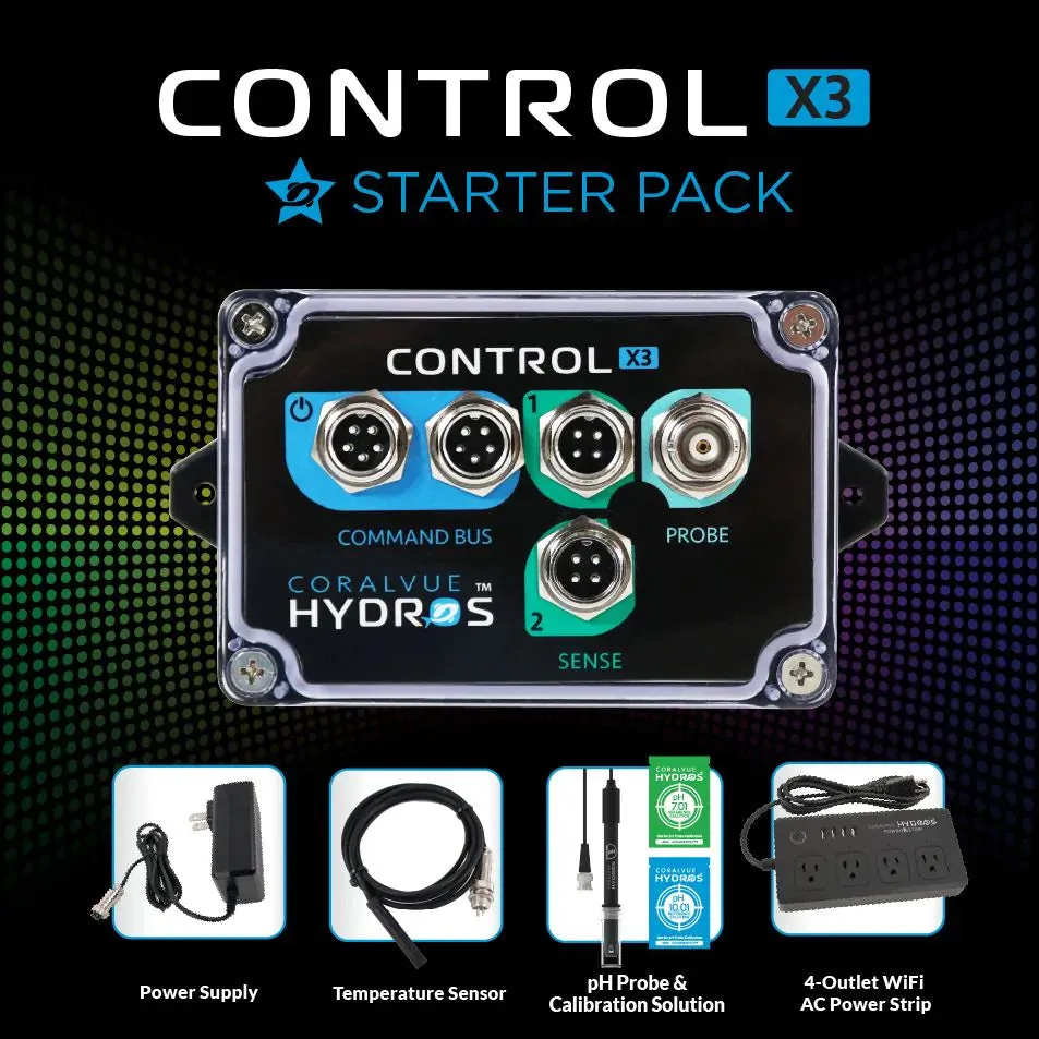 Hydros Control X3 Aquarium Controller Starter Pack - Hydros