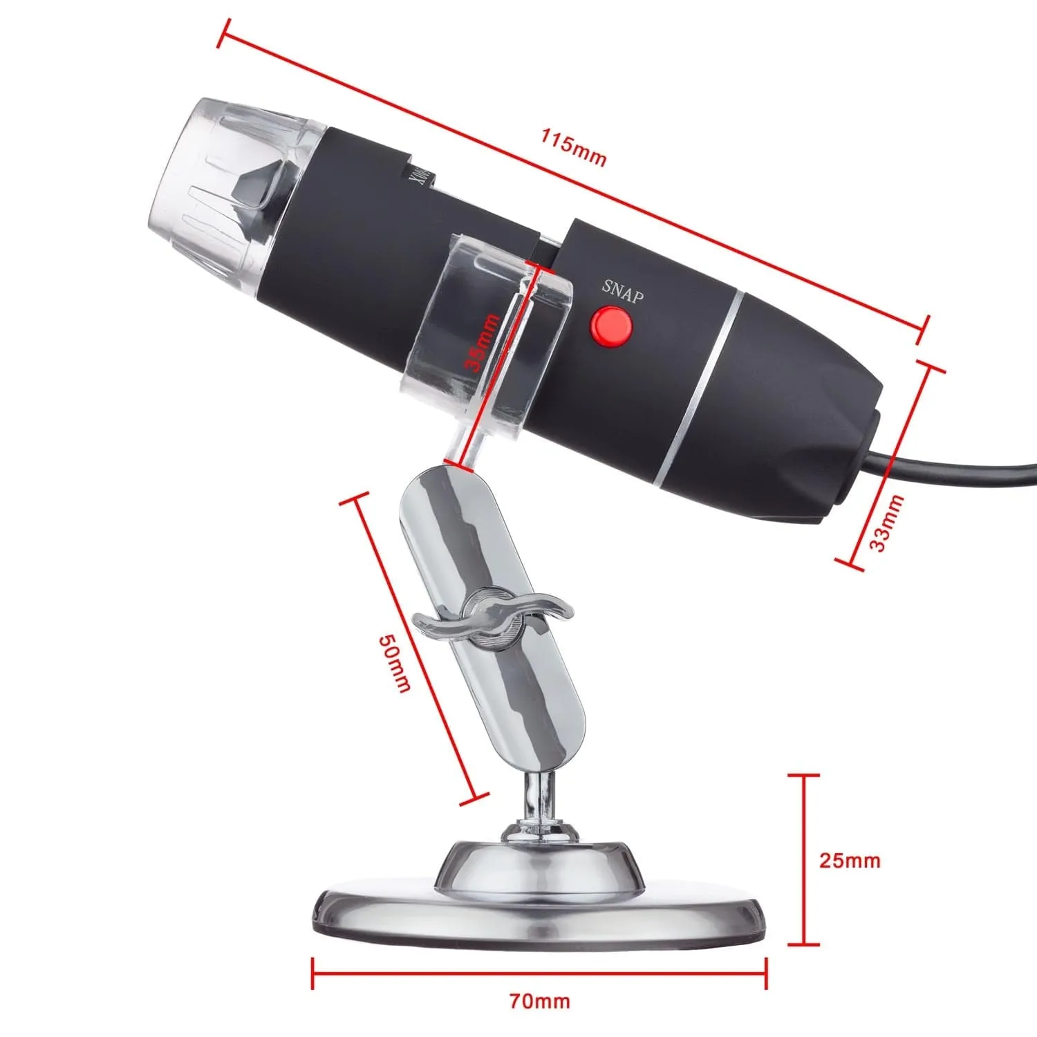 IQCREW by Amscope Kid's 50X-500X Handheld Multi-USB Digital Microscope for PC and Android with Mini Rock and Mineral Look and Learn Activity Kit
