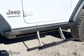 Jeep JL Side Step Sliders For 18-23 Wrangler JL 2 Door Models Drivers Side Sub Part Rock Slide Engineering