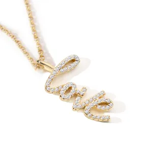 Love | Script Necklace