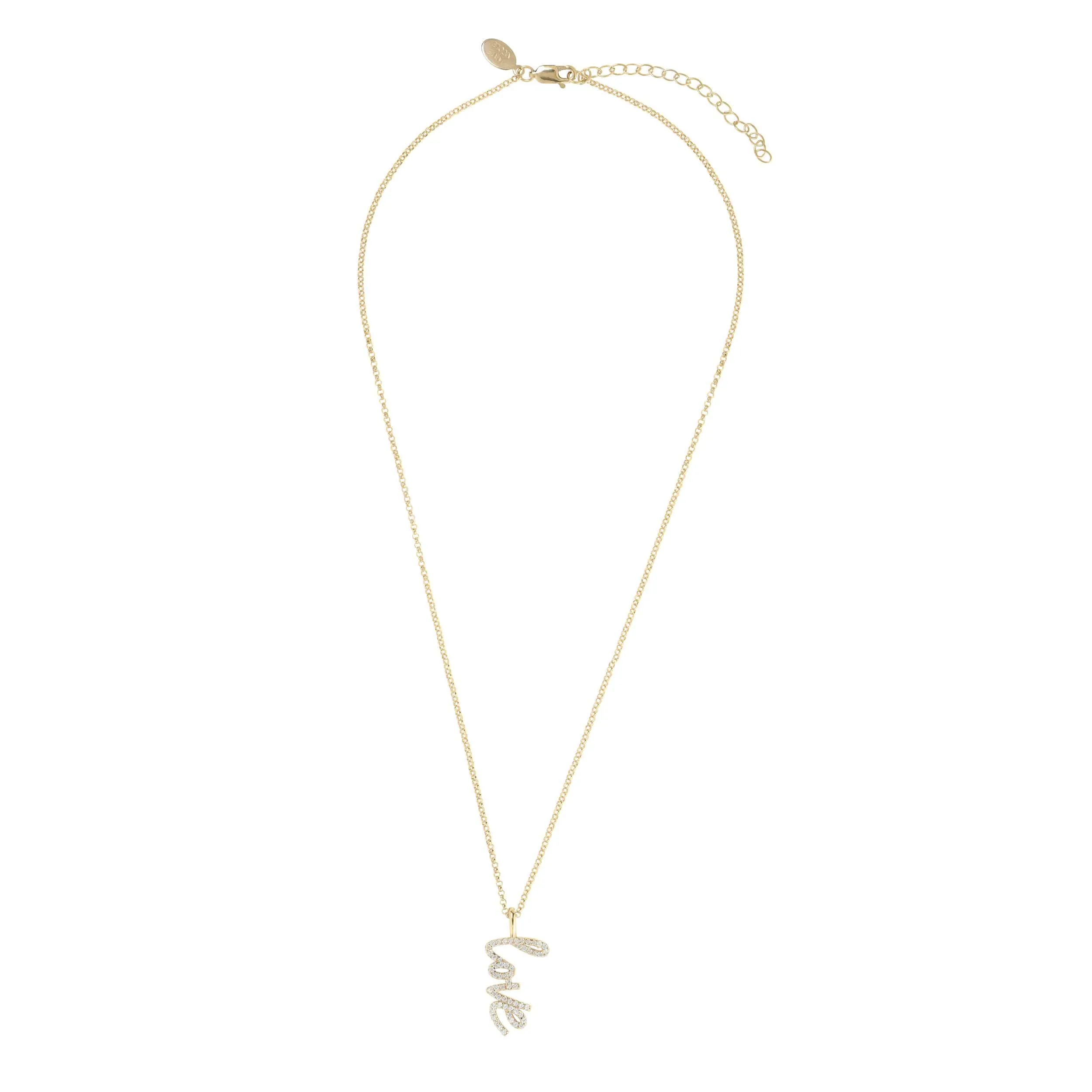 Love | Script Necklace