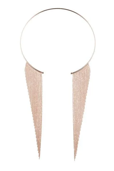 Lucia Statement Necklace Rose Gold