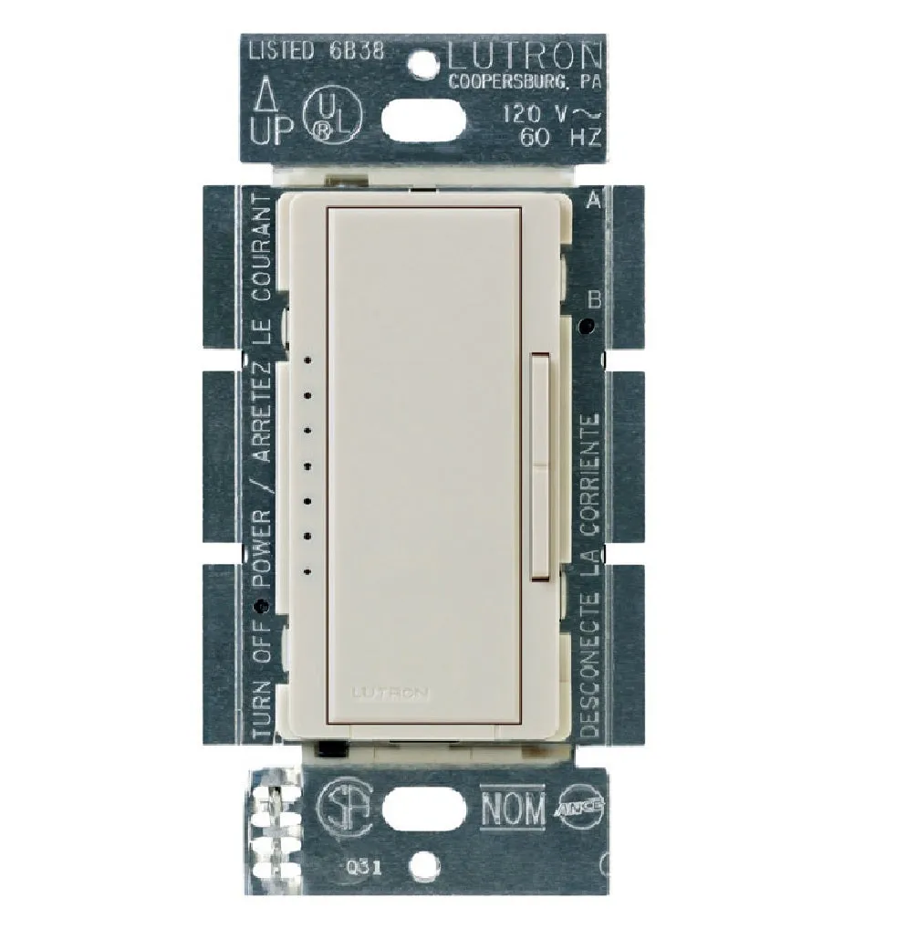 Lutron Electronics MACL-153MH-LA Three-Way Dimmer Switch, 1.25 amps, 150 Watts