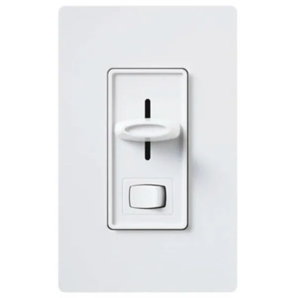 Lutron SCL-153PH-WH Skylark CFL/LED Single Pole/3-Way Preset Dimmer,150W, White