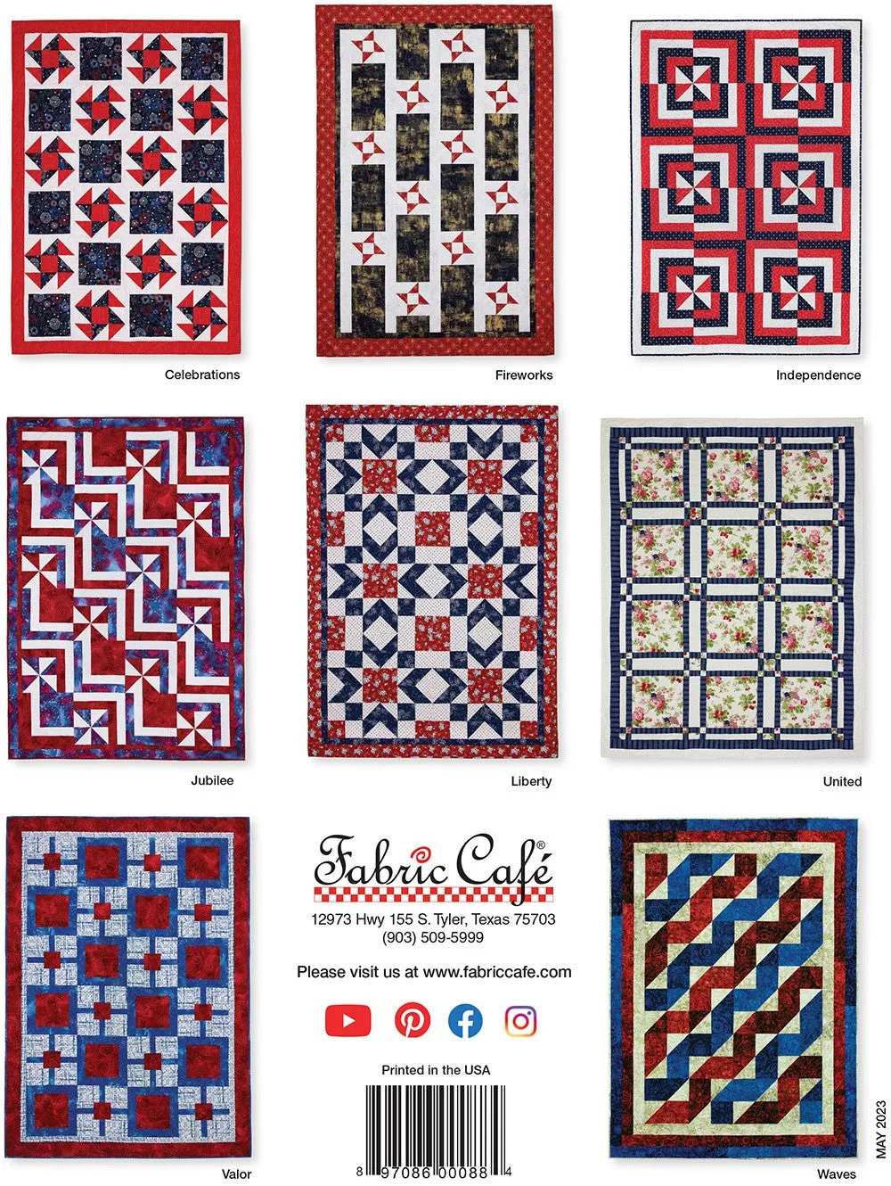 Make It Patriotic With 3-Yard Quilts-Book