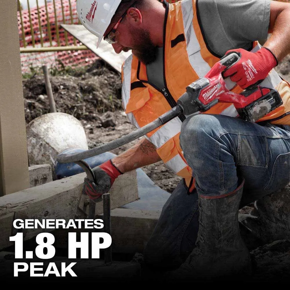Milwaukee 2911-20 M18 FUEL™ 8' Concrete Pencil Vibrator, Bare Tool