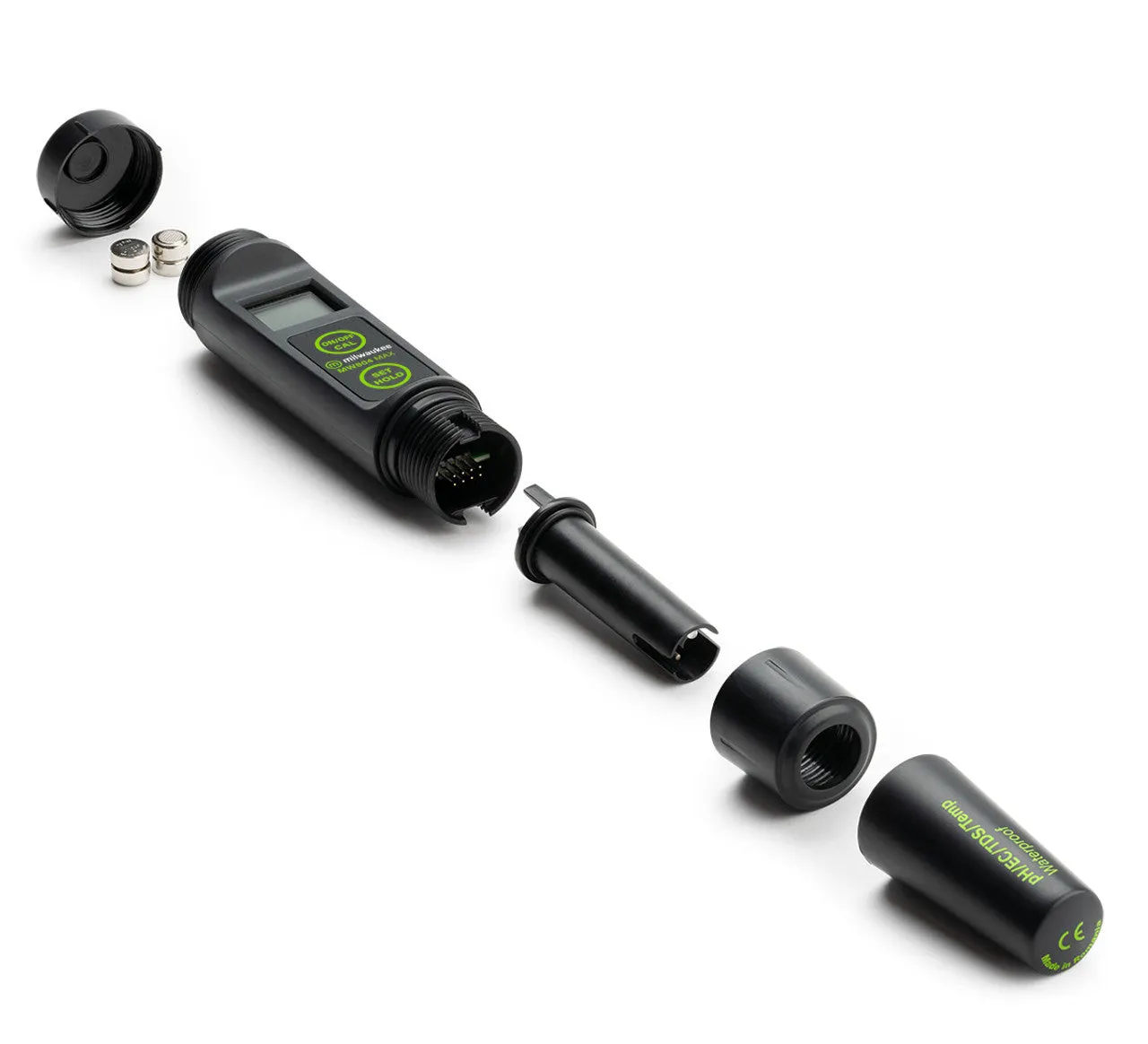 Milwaukee | MW804 MAX Waterproof 4-in-1 pH / EC / TDS/Temp Tester with Replaceable Probe