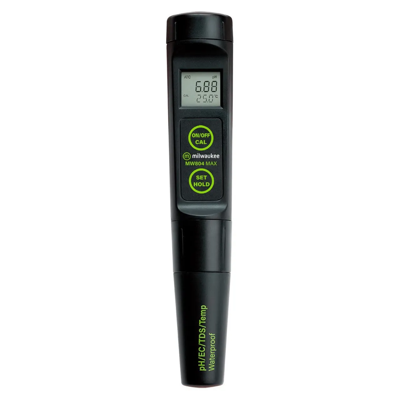 Milwaukee | MW804 MAX Waterproof 4-in-1 pH / EC / TDS/Temp Tester with Replaceable Probe