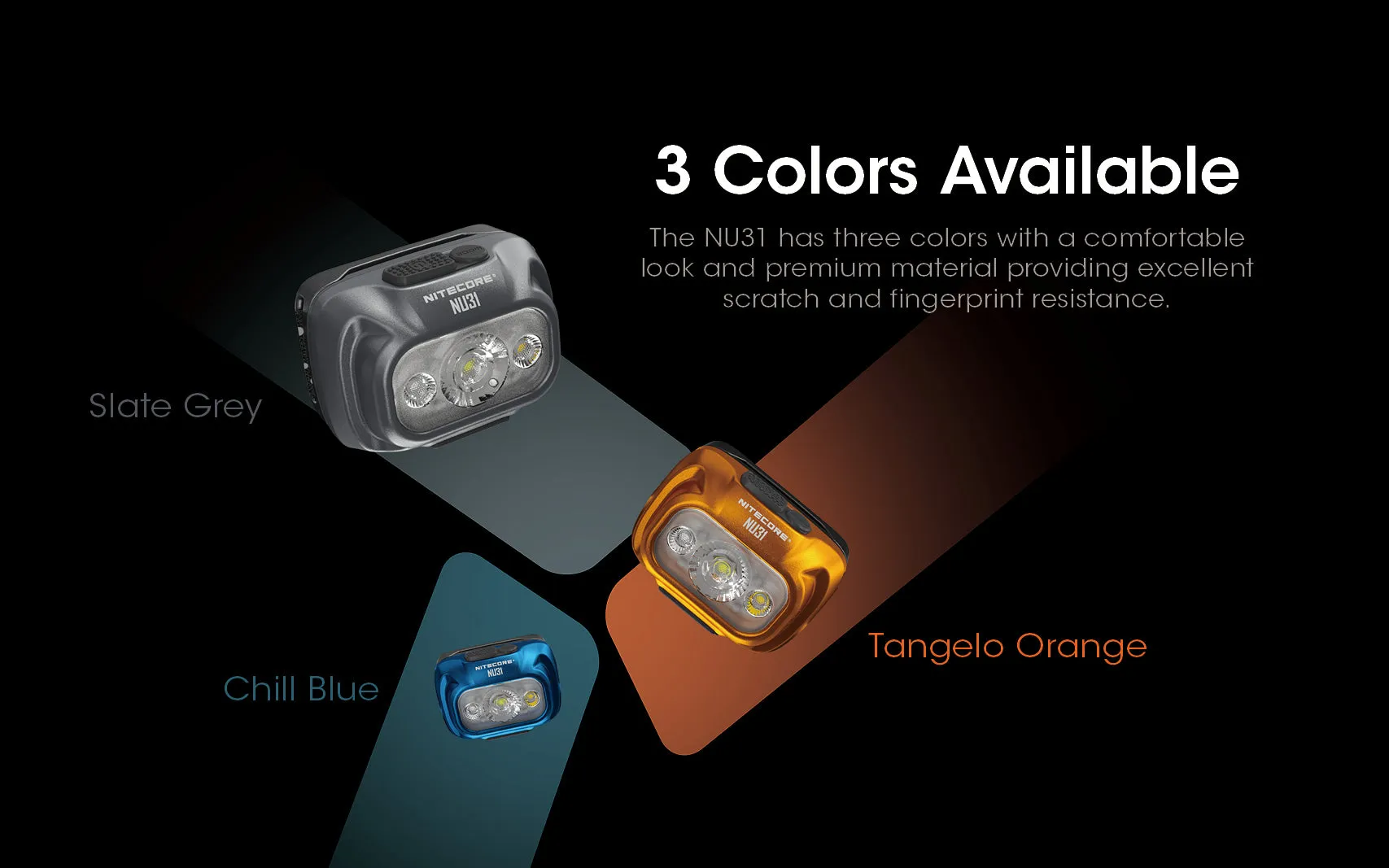 NITECORE 550 LUMENS LED RECHARGEABLE HEADLAMP  (NU31)