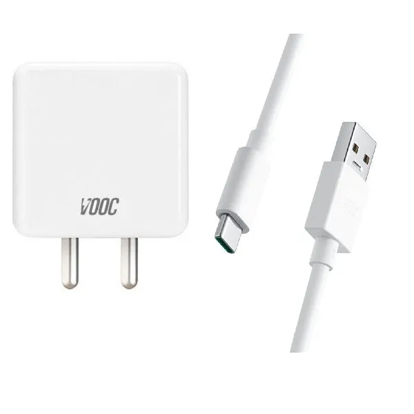 Oppo K3 4 Amp Type-C  Vooc Charger With C-Type Cable
