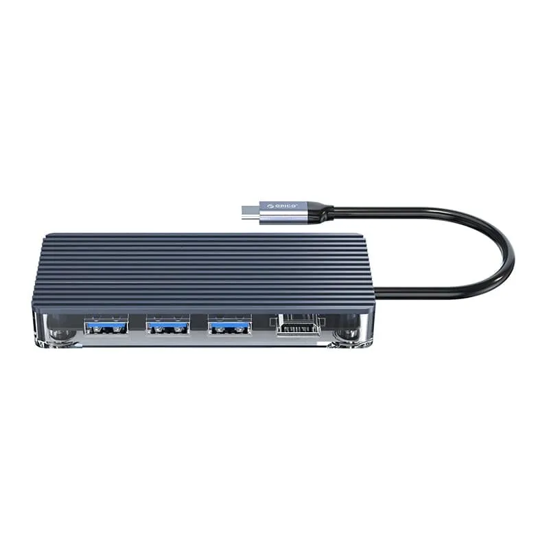 Orico Hub Typec 6 Port Gy Wb 6 Rj Gy Bp