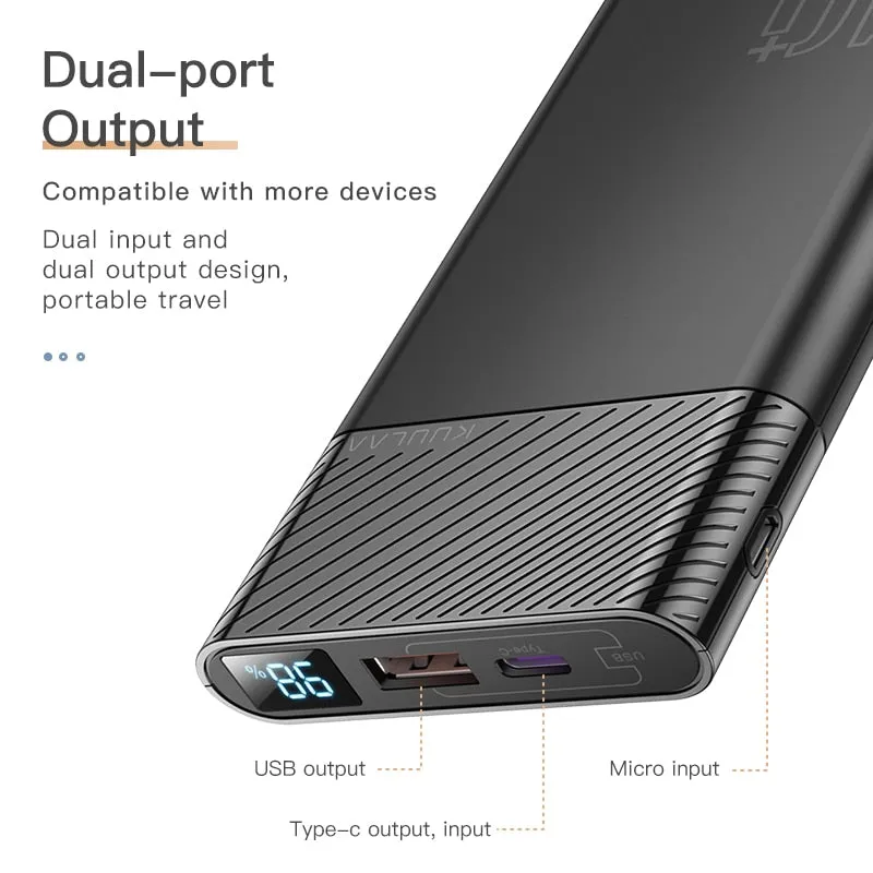 Power Bank 10000mAh QC PD 3.0 PoWerBank Fast Charging PowerBank 10000 mAh USB External Battery Charger For iPhone 14 13