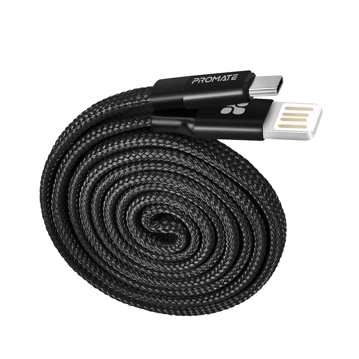 Premium Fabric Braided Aluminium Alloy Reversible USB-A to Type-C™ Cable