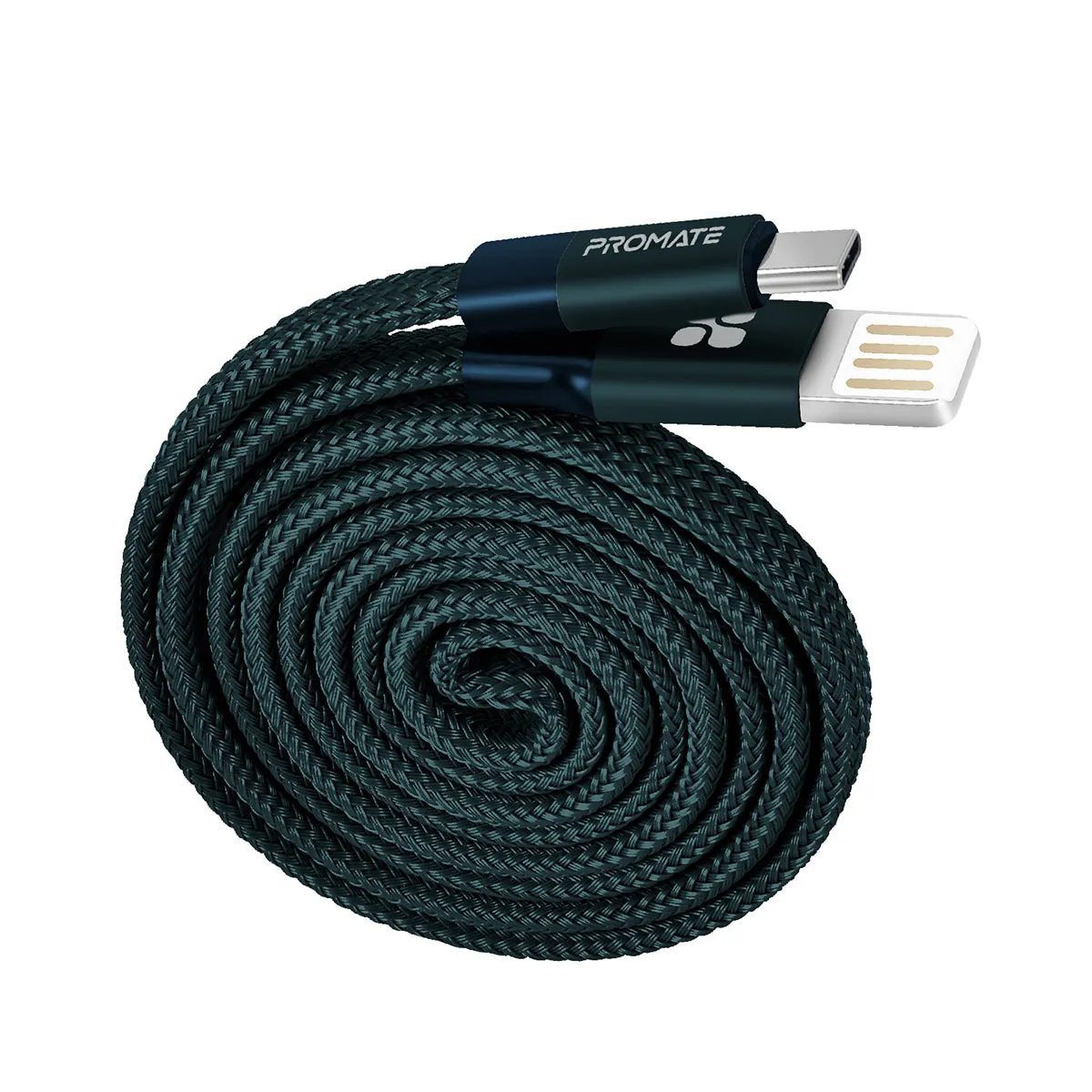 Premium Fabric Braided Aluminium Alloy Reversible USB-A to Type-C™ Cable