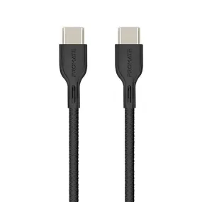 Promate 60W USB-C to USB-C Cable 2m Black