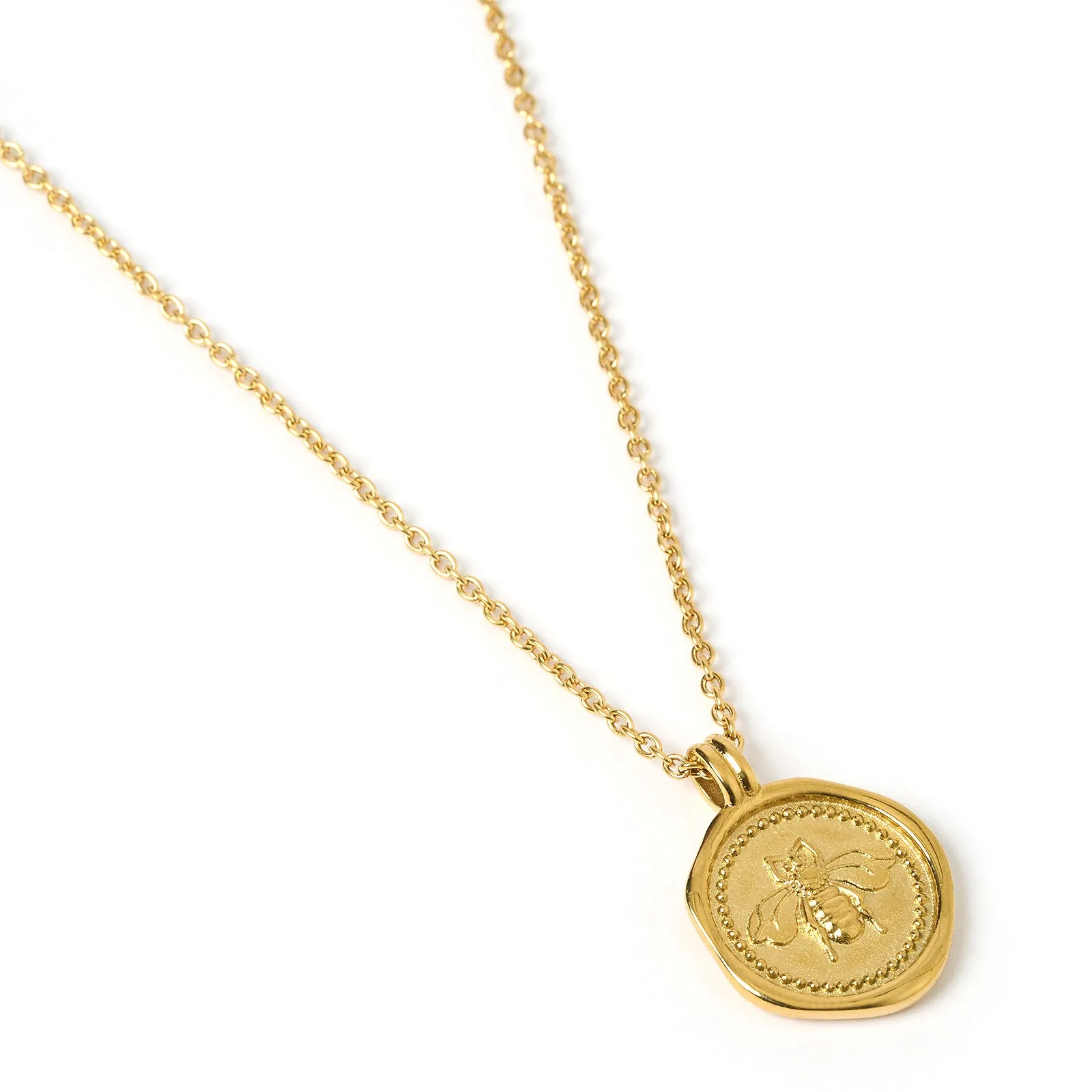 Queen Bee Gold Necklace