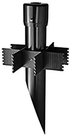 RAB Lighting MP17B 2 IN DIAMETER MIGHTYPOST BLACK