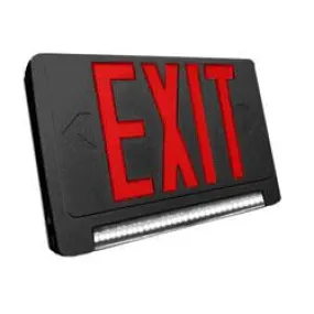 Radiant-Lite CLPU-2-R-B-RC 4.5W Lightpipe LED Exit & Emergency Combo