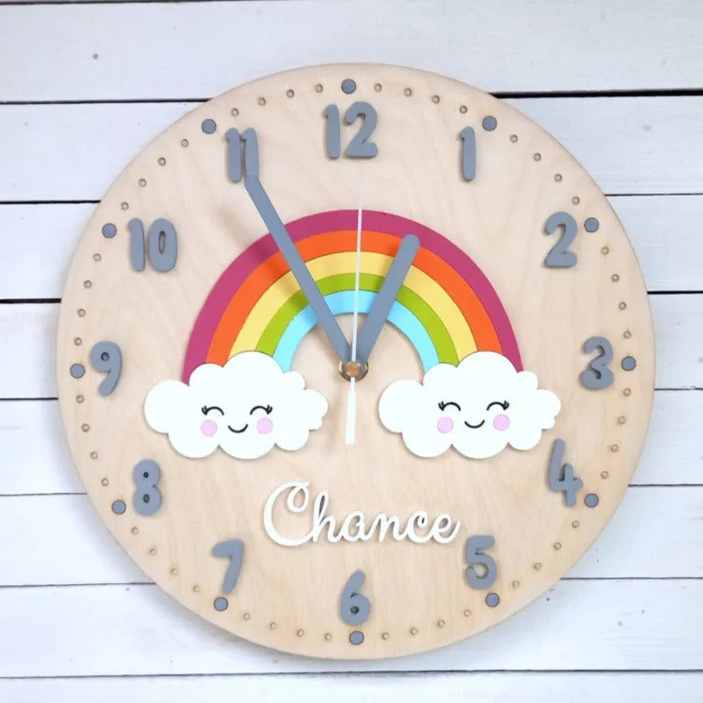 Rainbow Wall Clock DIY Kits