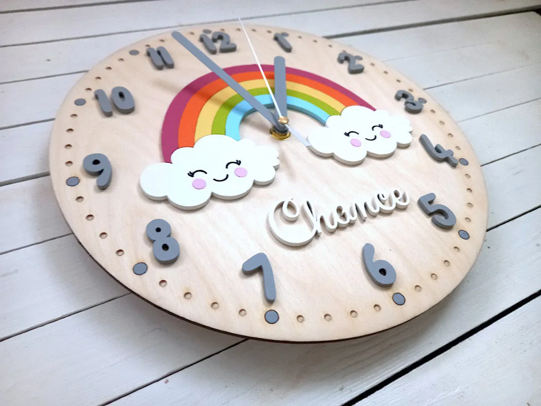 Rainbow Wall Clock DIY Kits