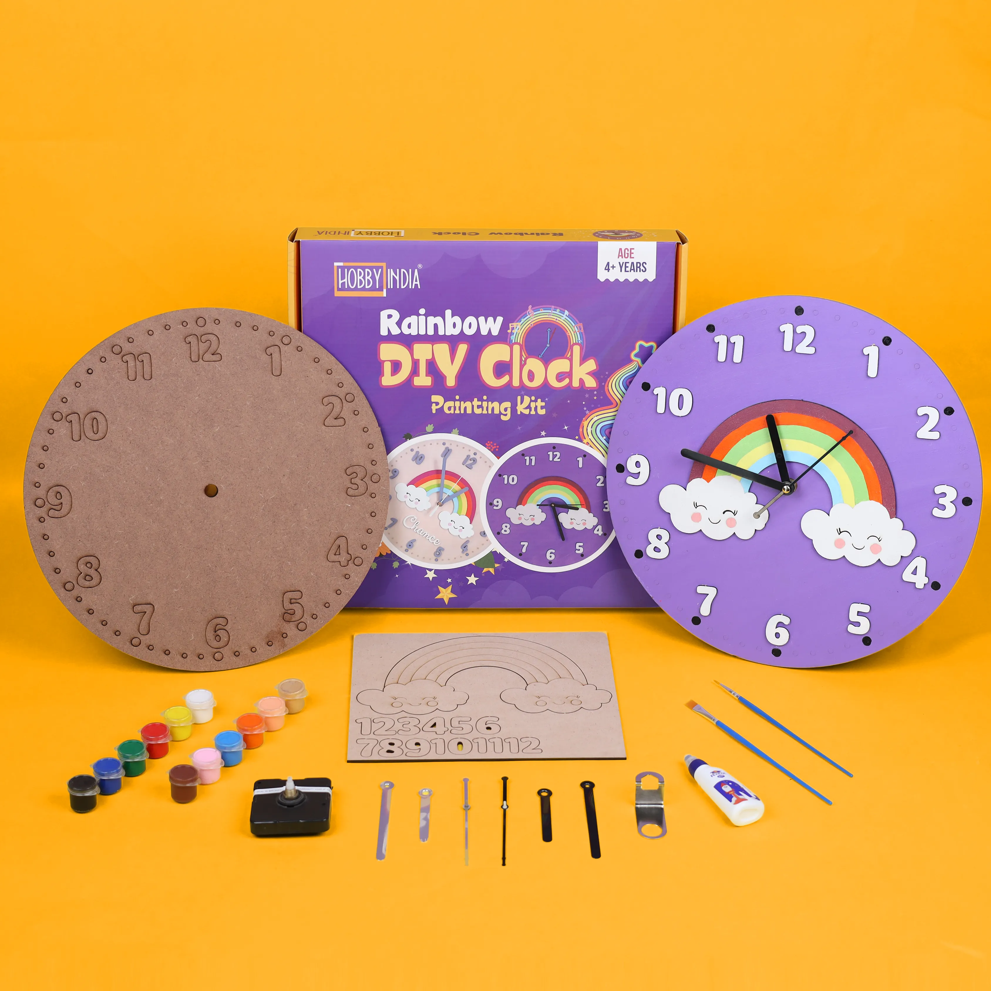 Rainbow Wall Clock DIY Kits