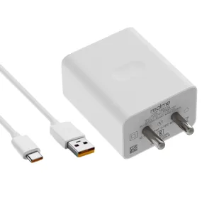 Realme 50A 18W Fast Mobile Charger With Type-C Cable White