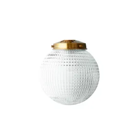 Regular Espere in clear waffle glass