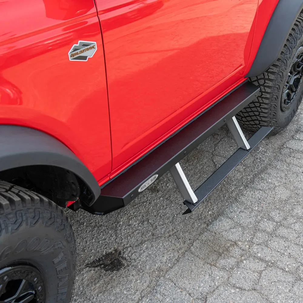 Rock slide Engineering 2 Door Step Slider - 2021  Ford Bronco - BD-SS-300-BR2