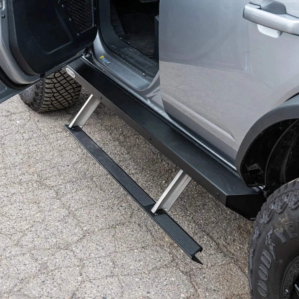 Rockslide Engineering Power Steps - 2021-2024  Ford Bronco Side Steps 4 Door -BD-SS-300-BR4