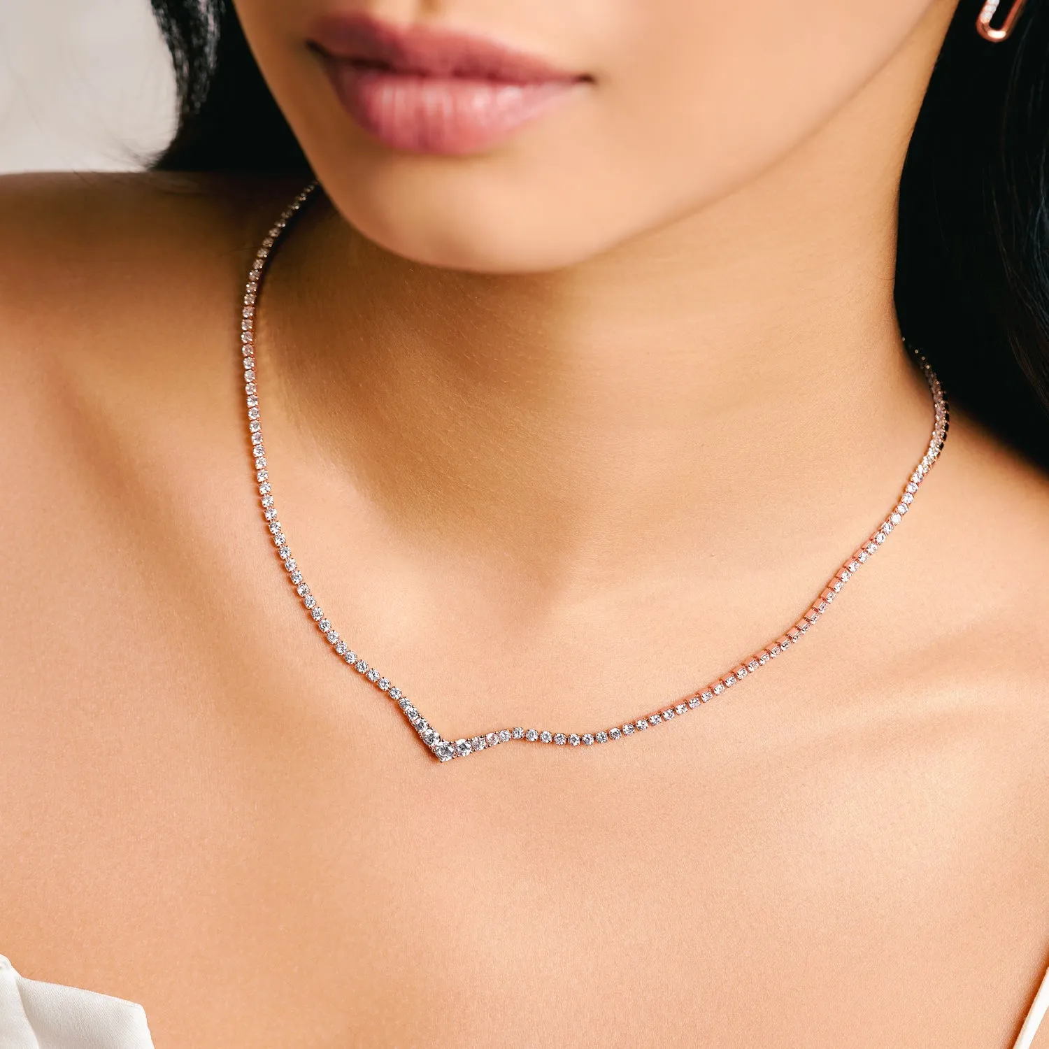 Rose Gold Roxanne Necklace