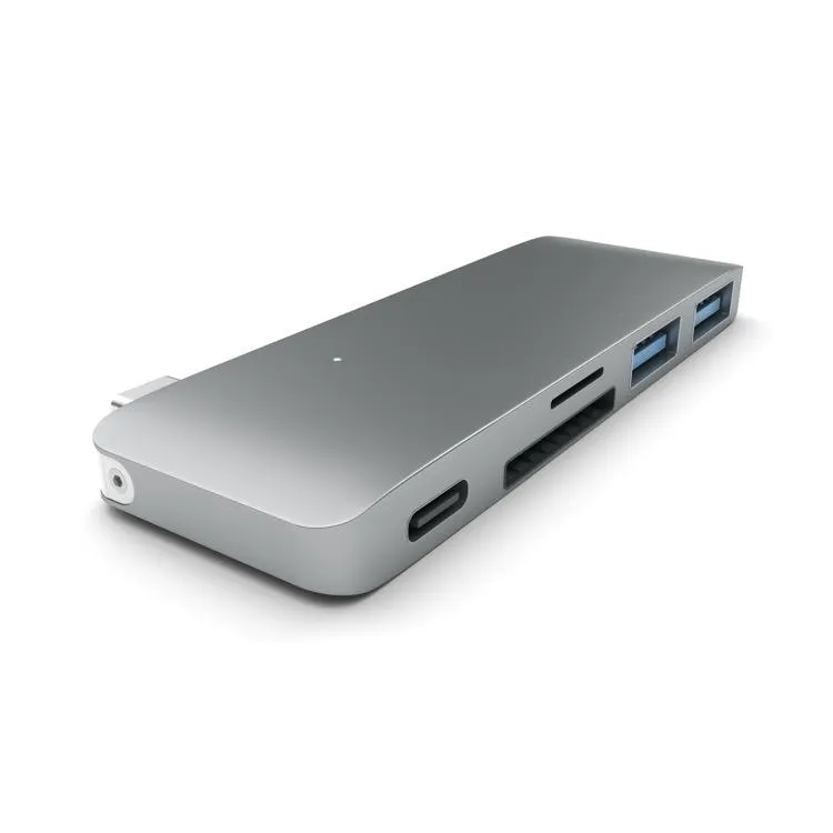 Satechi USB-C USB Pass Through Hub - Space Grey