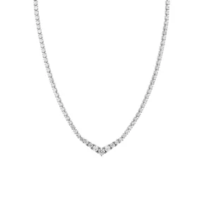 Silver Roxanne Necklace