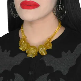 Skull Collection Necklace Gold