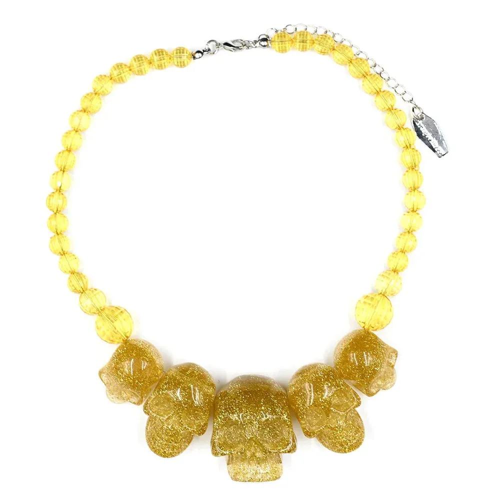Skull Collection Necklace Gold