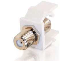Snap-In F-Type Keystone Module White