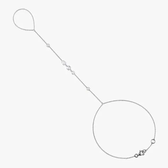 Starlight Connection 14K Gold Hand Chain